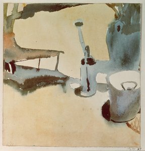 Stojak na kwiaty z konewką i wiadrem autorstwa Paul Klee