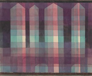 Cztery wieże, 1923. autorstwa Paul Klee