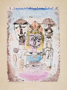 Grecy i barbarzyńcy, 1920. autorstwa Paul Klee