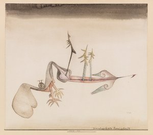 Zaczarowany krajobraz ziemi, 1924. autorstwa Paul Klee