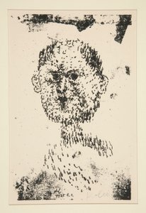 Głowa (Kopf) - Brodaty mężczyzna (Baertiger Mann) autorstwa Paul Klee