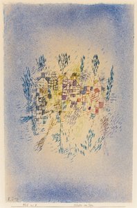Domy przy parku. autorstwa Paul Klee