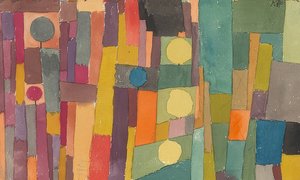 W stylu v Kairouan, transponowane do umiarkowanego. 1931 autorstwa Paul Klee