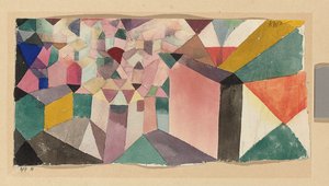 Wgląd w miasto; wgląd w miasto autorstwa Paul Klee