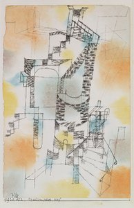 Włoski dziedziniec autorstwa Paul Klee