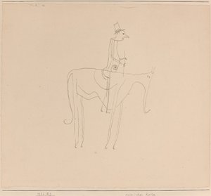 Komiks jeździec autorstwa Paul Klee