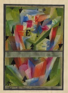 Krajobraz w pobliżu E. (w Bawarii). 1921, 182 autorstwa Paul Klee