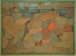 Pejzaż z osiołkami autorstwa Paul Klee