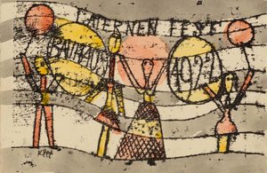 Laternenfest Bauhaus 1922, 1922. autorstwa Paul Klee