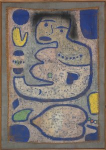 Piosenka miłosna na nowiu księżyca. 1939 autorstwa Paul Klee