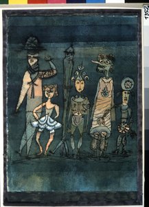 Maski. Malarstwo Paula Klee (1879-1940) autorstwa Paul Klee