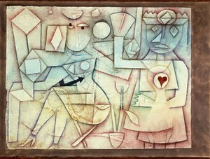 Stara piosenka miłosna; stara piosenka o miłości autorstwa Paul Klee