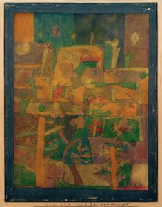 Orientalny krajobraz ogrodu autorstwa Paul Klee