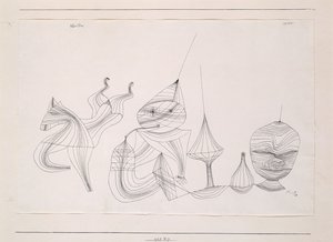 wydźwięk; Oberton autorstwa Paul Klee