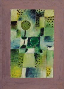 Parkuj w deszczu; Zdjęcie w parku w deszczu autorstwa Paul Klee