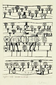 piktografia; Napis na zdjęciach autorstwa Paul Klee