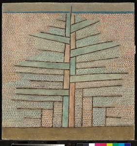 „" Sosna "" (sosna) - obraz Paula Klee (1879-1940) autorstwa Paul Klee