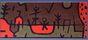 Staw w Parku - Malarstwo autorstwa Paul Klee