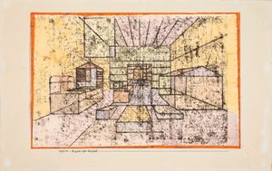 Pokój domów, 1921. autorstwa Paul Klee