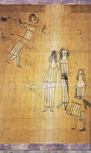 Scena wśród dziewcząt autorstwa Paul Klee