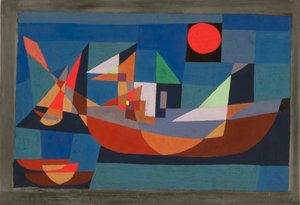 Statki w spoczynku, 1927. autorstwa Paul Klee