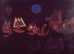Statki w ciemności autorstwa Paul Klee