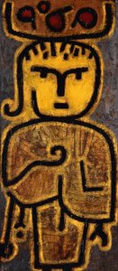 Mały zielony sklep spożywczy; Mały handlarz owoców autorstwa Paul Klee