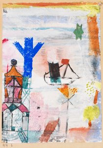 Mały parowiec, 1919. autorstwa Paul Klee