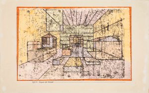 Przestrzeń Domów, 1921. autorstwa Paul Klee