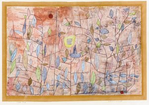 Folhagem Esparsa; Sparlich Belaubtpolish autorstwa Paul Klee