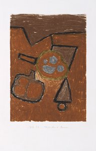 Martwa natura w kolorze brązowym autorstwa Paul Klee