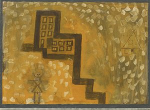 Dom na wysokości, 1923. autorstwa Paul Klee