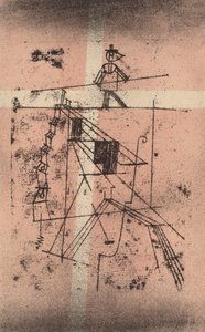 Chodzik po linie Seiltänzer, 1923. autorstwa Paul Klee