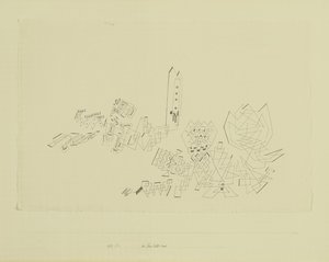 Башня выдерживает Attackpolish autorstwa Paul Klee
