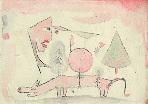 Bezwstydne zwierzę, 1920 autorstwa Paul Klee