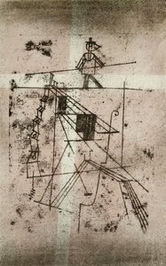 Linoskoczek; Seiltanzer (Kornfeld 95 IV b) autorstwa Paul Klee