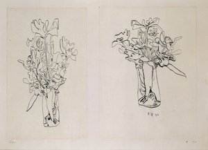 tulipany autorstwa Paul Klee