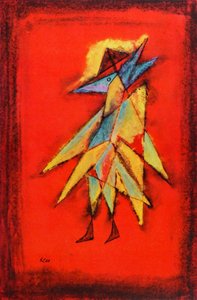 Wizjoner Birdman, ok. 1930 r. (olej na płótnie) autorstwa Paul Klee