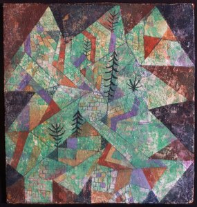 budownictwo leśne autorstwa Paul Klee