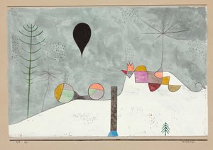Zimowy obraz autorstwa Paul Klee