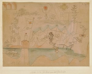 Rysunek do wypożyczalni łodzi. 1918, 204 autorstwa Paul Klee