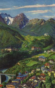 Szwajcarskie Spa: Tarasp, Schuls, Vulpera (kolor lito) autorstwa Paul Kutscha