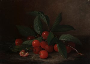 Martwa natura z wiśniami