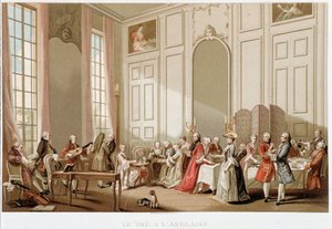 Styl angielski, „” XVIII wiek - Instytucje: zwyczaje i kostiumy, Francja 1700-1789” Paul Lacroix