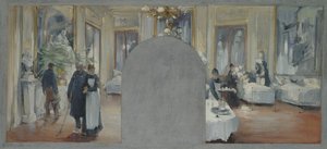 Wnętrze Teatru Francais, 1871