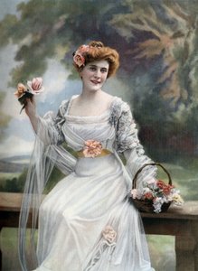 Francuska komik Melle Sylvie, Paryż, zdjęcie: Paul Nadar z francuskiej gazety „Le Theatre” 11 marca autorstwa Paul Nadar