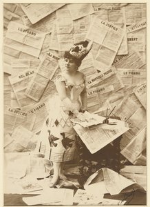 [Mlle Beaumaine, Théâtre des Variétés]. autorstwa Paul Nadar