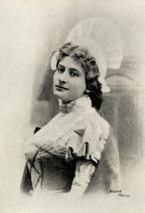 Portret Lucienne Breval (zdjęcie) autorstwa Paul Nadar