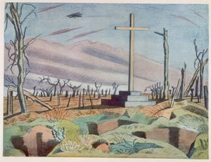 Kanadyjski pomnik, od brytyjskich artystów na froncie, kontynuacja frontu zachodniego, część trzecia, Paul Nash autorstwa Paul Nash
