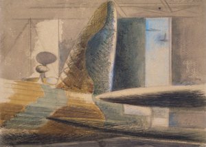 Legowisko bombowców, jajko i Finn autorstwa Paul Nash